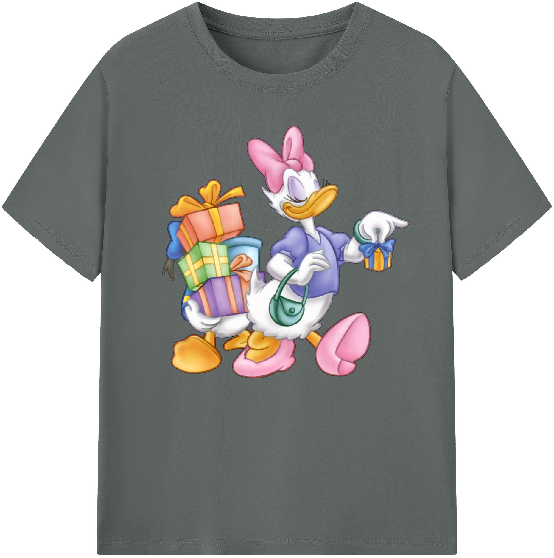 ミッキーマウス Mickey Mouse 綿100％ メンズ半袖Tシャツ｜肌触りやわらか＆通気性